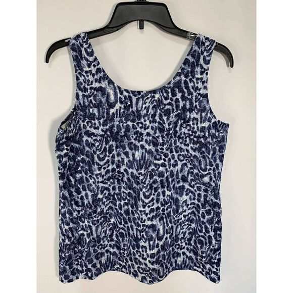 Chico's Navy Leopard Tank Top - Picture 6 of 6